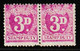 ⭕New South Wales (NSW) Stamp Duty - 3d Pair Stamps 'toned' MNH⭕ - Fiscale Zegels