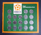 Set Shell Gedenkmünzen Fußball WM 1970 Mexiko Mexico Spieler Deutschland Komplett Top! - Collections