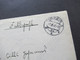 3.Reich 1943 Feldpost 2.WK Böhmen Und Mähren Stempel Budweis Mit Dienststempel Und Inhalt! - Storia Postale