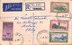 Ac6641 - NEW ZEALAND - REVENUE STAMP On Registered COVER From TEMUKA  To ITALY 1948 - Briefe U. Dokumente