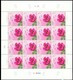 China 2020-10 The Flower-Rose 4v Stamps Full Sheet(hologram) - Hologrammes