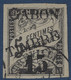 Colonies GABON N°12 15c Sur 5c (tirage 1500) Oblitéré De Libreville TTB Signé JAMET - Oblitérés