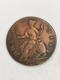 ROYAUME UNI 1/2 PENNY GEORGES III TETE LAUREE BRITANNIA 1772 - B. 1/2 Penny