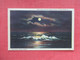 Moon Over The Atlantic Ocean.  Carolina Beach  North Carolina > Carolina Beach      Ref 5917 - Carolina Beach