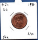 FIJI - 2 Cents 1990 -  See Photos -  Km 50a - Fidschi