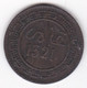 Protectorat Français 5 Mouzounas HA 1321 - 1903 Birmingham. Frappe Médaille. Bronze, Lec# 61 - Marokko