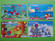 Lot Série Des 4 Cartes Téléphonique De France - VIDE - Télécarte Cabine Téléphone - CONTINENT - Les 4 Saisons - 1997 98 - Seasons