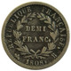 F17703.1 - FRANCE - Demi-franc Napoléon 1er - Tête Laurée - 1808 B - 1/2 Franc