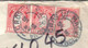 Enveloppe Seule From  Irlande Eire Irland Ierland 3 Timbre Stampple Pinsin 1 - Cachet CROSS UI MAOW FIONA - Cartas & Documentos