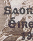 Ireland 1925 Narrow Date Saorstat Ovpt On Seahorse 2s 6d Brown Corner Pair, "Needle-eye Accent" Mint Hinged - Nuovi