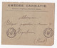 Enveloppe 1905 , AMÉDÉE CARRATIE  Bourrelier Et Propriétaire  , Sérignan  Hérault - Briefe U. Dokumente