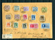 1929.VATICANO.CARTA CIRCULADA.SERIE COMPLETA + EXPRESS.A DINAMARCA - Covers & Documents