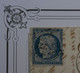 BN17 FRANCE BELLE LETTRE RR 1852 BASTIA CORSE A SETE  +CERES N°4 +AFFRANC.INTERESSANT + + - 1849-1850 Ceres