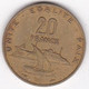 Djibouti 20 Francs 1982 Bronze Aluminium, KM# 24 - Djibouti