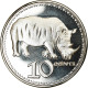 Monnaie, Rhodésie, 10 Cents, 2018, British Royal Mint, Rhinocéros, SPL, Nickel - Rhodesien