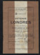 PERFIN CARTE D'ABONNEMENT CHEMINS DE FER OSTENDE à LONDRES 1924 ; Voir 3 Scans ! LOT 301 - Europa