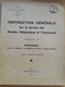 L137 - 1953 Instruction Des PTT Fascicule PC Personnel Congés Absences Accidents De Service Service Médical Postes - Postal Administrations