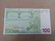 100 EURO SPANIEN(V) M001, DUISEMBERG, UNCIRCULATED, With Big Mistake In Edge Very Rare - 100 Euro