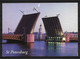 Russia Bridge Postcard With Saint Petersburg Cancellation Sent Tot US - Briefe U. Dokumente