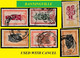 BANNINGVILLE BELGIAN CONGO / CONGO BELGE CANCEL STUDY [6] WITH COB 287+288+290+291-A+ 2 X 291 [ 6 STAMPS ] - Variétés Et Curiosités