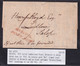 Bristol Penny Post 1816 Cumberland Place To Salop Folded Letter - ...-1840 Vorläufer