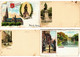 Delcampe - BELGIUM LITHOGRAPHY 37 Vintage LITHO Postcards Pre-1920 (L3841) - Collections & Lots