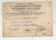 Carte De Membre, Syndicat  Des Garagistes-Motoristes, Motocistes Et Vélocistes De France Et De L'Union Francaise, 1950 - Lidmaatschapskaarten