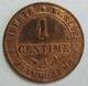 1 Centime Cérès 1897 A Paris. En Bronze , Gadoury 88 , Superbe - 1 Centime