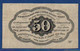 UNITED STATES OF AMERICA - P.100d – 50 Cents 1862 XF, No Serial Number - 1862 : 1° Edición