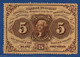 UNITED STATES OF AMERICA - P. 97a – 5 Cents 1862 AUNC, No Serial Number - 1862 : 1° Edición