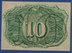 UNITED STATES OF AMERICA - P.102 – 10 Cents 1863 XF, No Serial Number - 1863 : 2° Emission