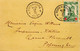 BELGIQUE - COB126 SIMPLE CERCLE POPERINGHE SUR CARTE POSTALE, 1915 - Niet-bezet Gebied