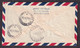 NEW ZEALAND - Envelope For Airmail Sent From Te Kauwhata To Zagreb (Yugoslavia) 1955. Nice Franking And .... / 2 Scans - Storia Postale