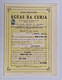 PORTUGAL-ANADIA-CURIA-Sociedade Das Águas Da Curia-Titulo De Cem Acções   Nº568601 A 568700- 11 De Novembro De 1943 - Wasser