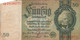 ALLEMAGNE / 50 REICHSBANKNOTE 1933 - 100 Reichsmark