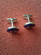 Cufflinks Three Crowns - Coat Of Arms Of Sweden  Skultuna 1607 Very Good Condition - Cuff Links & Studs