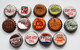 14 Cork Lined United States Soda Caps - Soda