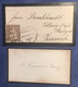 BRIEFLI / LETTRE MINIATURE: #30 NEUMÜNSTER 1881 ZH Brief (Schweiz 1862 Sitzende Helvetia Mini Mourning Cover Enveloppe - Brieven En Documenten