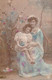 ENFANT - Fillette Et Sa Mère - Carte Postale Ancienne - Ritratti