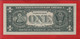 Mega-mega Top-Rarität ! RADAR-Note Incl. Buchstaben: 1 US-Dollar [2017] > F36444463F < {$025-RDR1} - Nationale Valuta