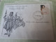AUSTRALIA / QUEEN ELIZABETH 2 / SPECIAL COVER/STAMP/ AND SILVER STAMP ON SPECIAL PAGE /1982            ** BRIEF 202 ** - Brieven En Documenten