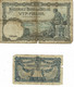 Belgique, (1920-1943), Billets Usagés : 1 Franc 15/11/20, 5 Francs 14/3/38 - 5 Franchi