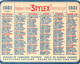 Calendrier De Poche 1951 Offert Par Les Encres Stylex Et Antoine - Formato Piccolo : 1941-60