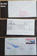 Delcampe - #49 Concorde Aircraft Onboard Carried / Private Correspondence / Remaining Post / First Day Covers And More - Brieven En Documenten