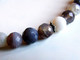 Delcampe - Bracelet Pierre Et Argent Massif, Agate Naturelle, Pierre Naturelle Facettée, Bracelet Artisanal, Bijou Pierre Fine, Bij - Bracelets