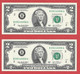 Rarität ! 2X 2 US-Dollar Fortlaufend Auf Informations-Blatt [2003] > B 09140058 A + ...59 A < {$002-019BL} - National Currency