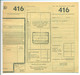 Belgique 1951 Bordereau De Collis à Bruxelles - Documents & Fragments