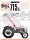 92- PUTEAUX- RARE PROSPECTUS PUBLICITE TRACTEUR  -TRACTEURS- SOMECA 715 5L - AGRICULTURE - Agricoltura