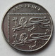 British, Queen Elizabeth II, 2015, Part Shield 10p Coin. Ten Pence - 10 Pence & 10 New Pence