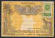 Angola Portugal Carte Postale Publicitaire Expo Philatelique 1950 Postcard Angola Map Stamp Expo Pub - Angola